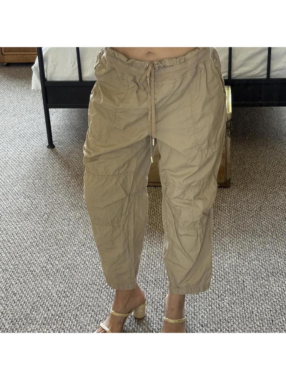 Nautica Jeans Khaki Lightweight Cargo Jogger Pants – Women’s XL